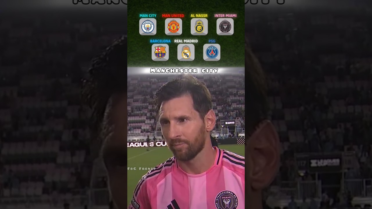 Leo Messi picking his favourite player from every club ð¥ð¥#efootball2024 #efootball2025