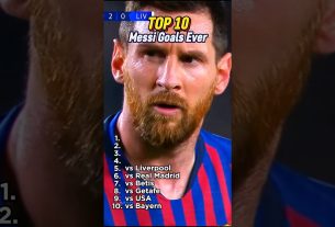 Leo Messi Top 10 des buts de tous les temps - PARTIE 2