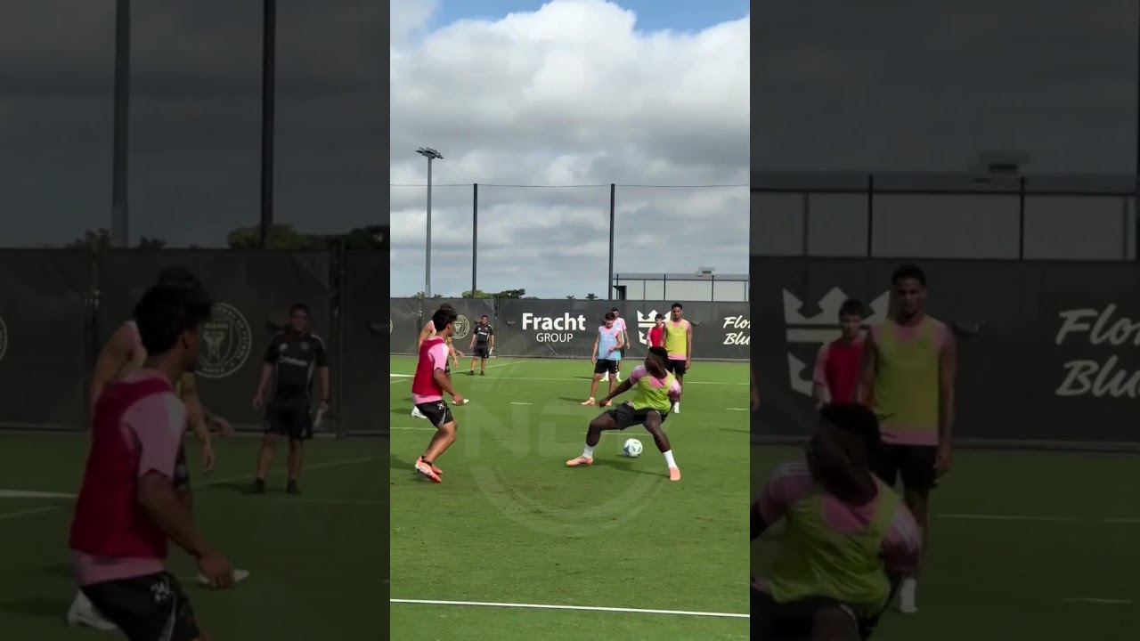 L'incroyable passe de Leo Messi sans regarder ð± #leomessi #messi #intermiami #futbol #mls