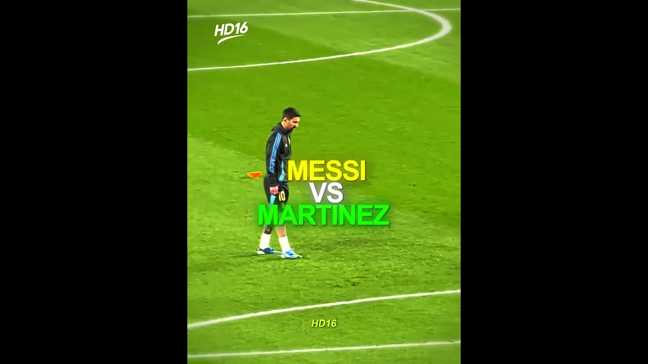 Lionel Messi contre Emiliano Martinez ð¥¶ð¥