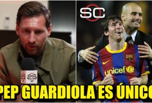 Lionel Messi se rend à Pep Guardiola et le désigne comme le MEILLEUR DE TOUS : « Il est unique »