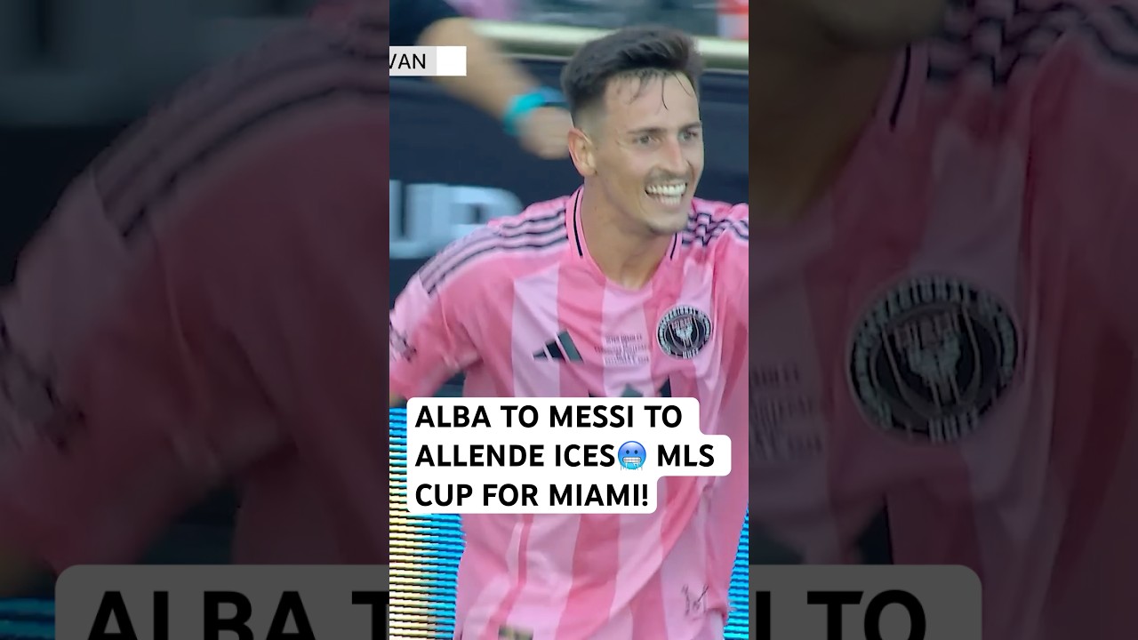 Messi AIDE Allendeð¥ à décrocher la COUPE MLS !!