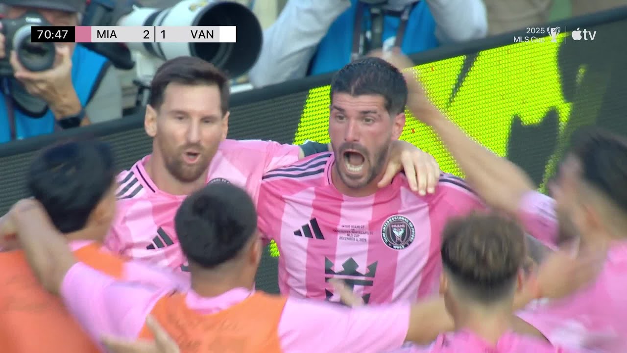 Messi AIDE PARFAITE Rodrigo De Paul BUT POUR PRENDRE L'ESPRIT ! | Coupe Audi MLS 2025