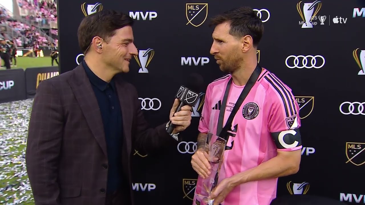MESSI, MESSI, MESSI ! Leo Messi s'exprime après avoir reçu le titre de MVP du match de la Coupe MLS 2025