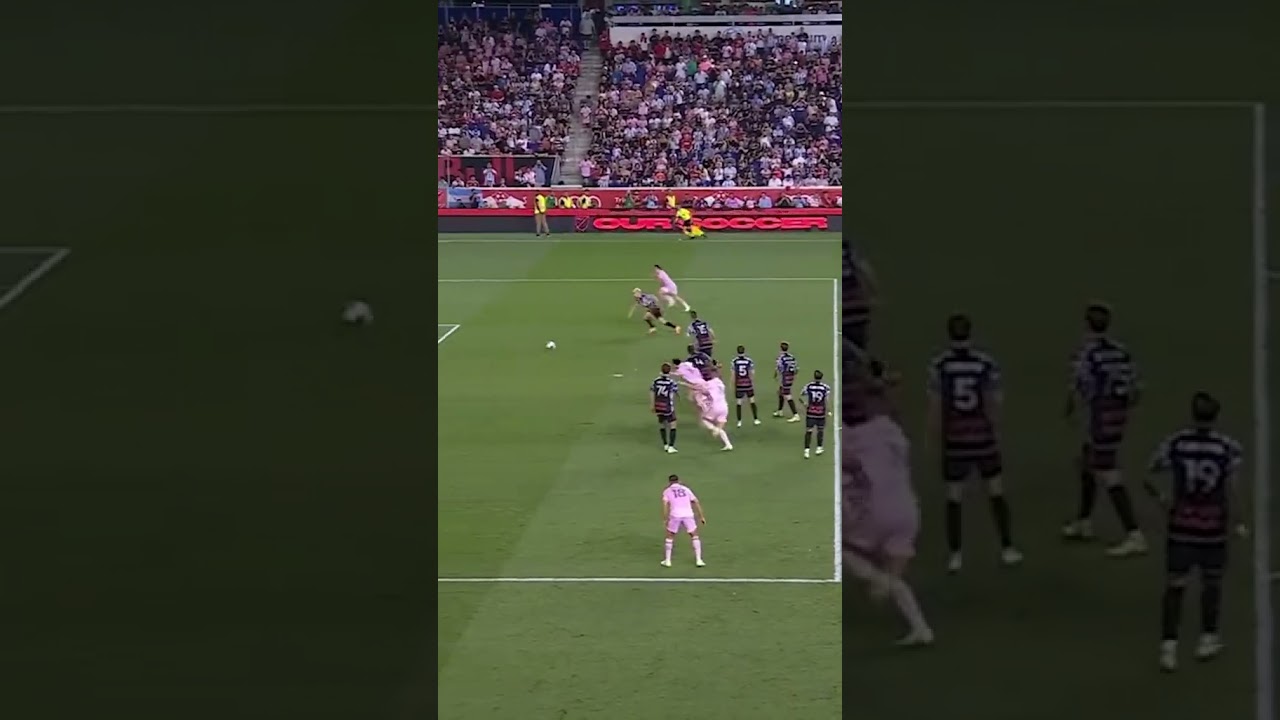 Cet angle de la passe de Messi ð®‍ð¨ (via @Major League Soccer sur Apple TV) #shorts | ESPN Sports