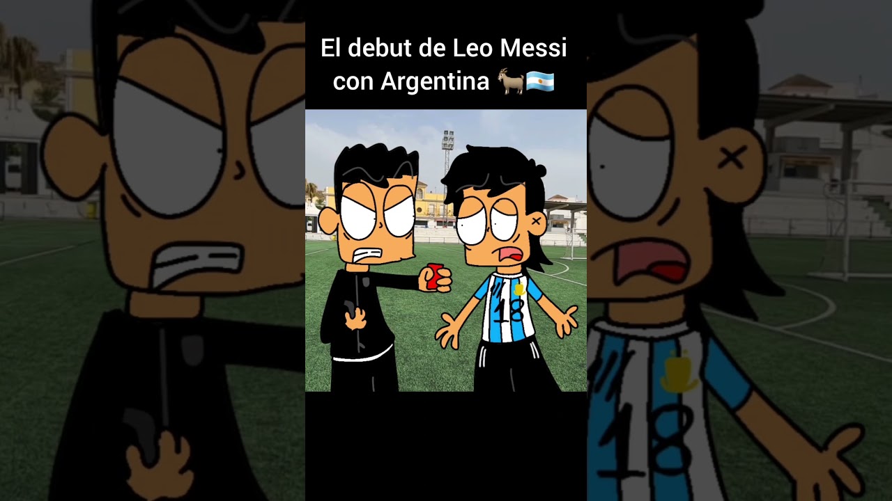 El debut de Leo Messi con Argentina ðð¦ð· #futbol #messi #argentina