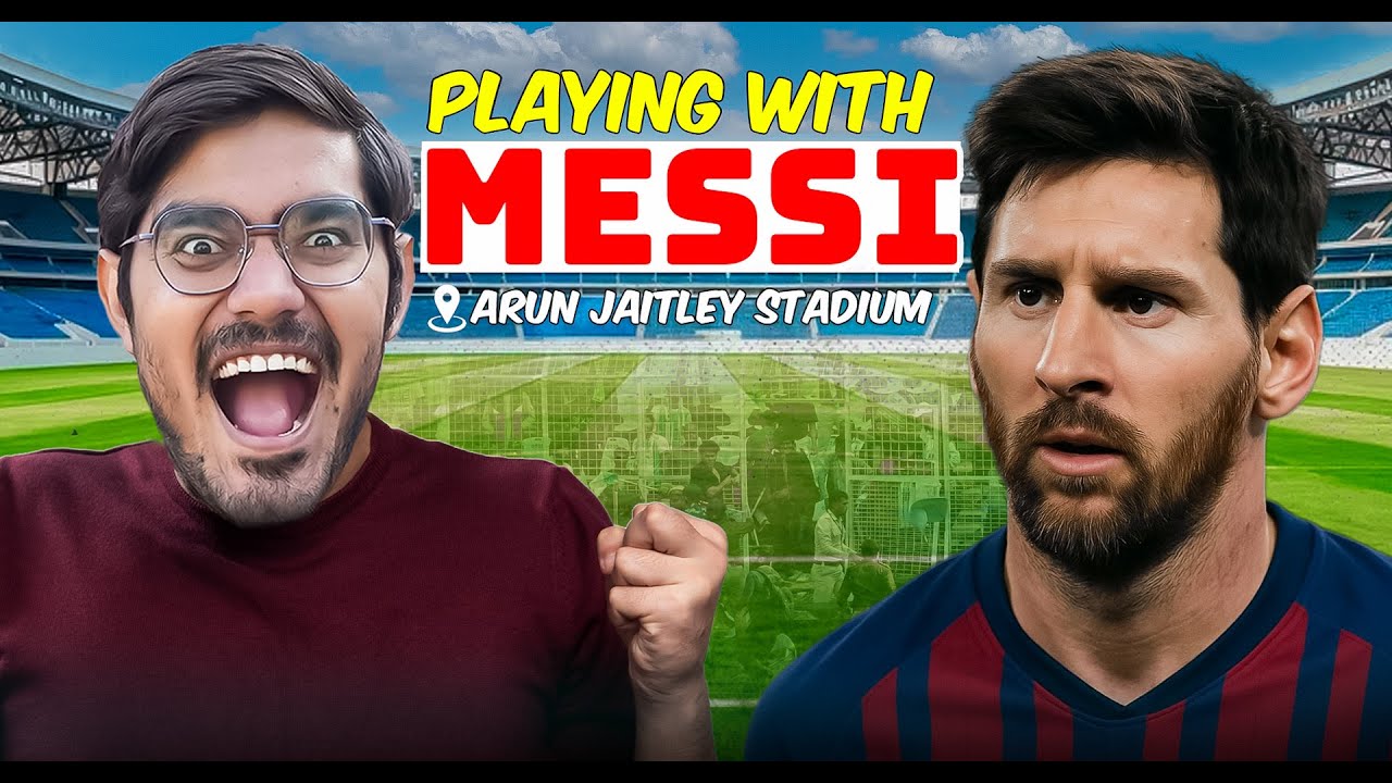 J'ai rencontré Lionel Messi GOAT | A joué un match de football