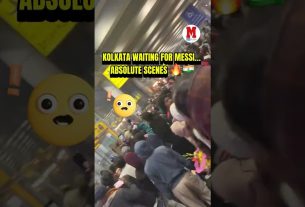 Kolkata is LOSING ITS MIND waiting for Leo Messi. ð¥ðð®ð³#Messi #India #Soccer #Viral