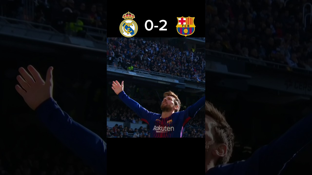 Leo Messi Vs C. Ronaldoð¥¶ #messi #cr7 #barcelona #realmadrid #uefa #laliga #losblancos #elclasico