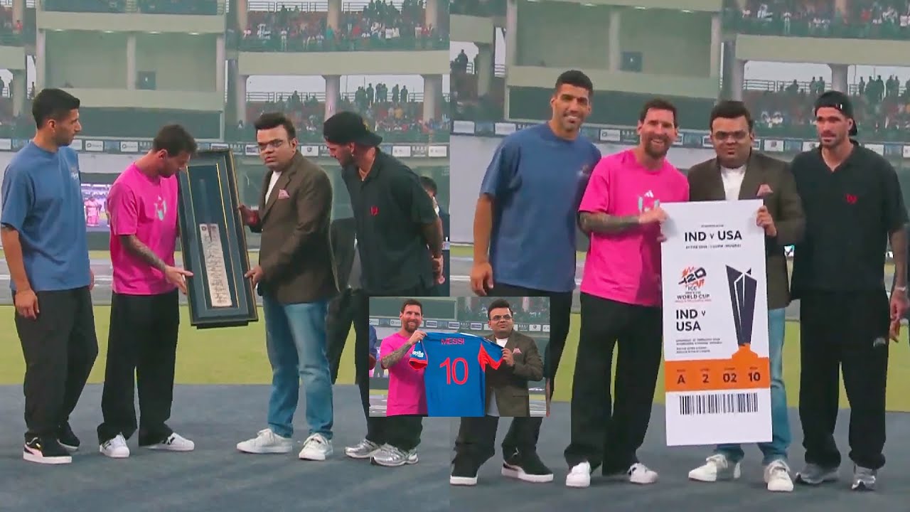 Lionel Messi au stade Arun Jaitley de New Delhi | Coupe du monde T20 | Tournée GOAT en Inde