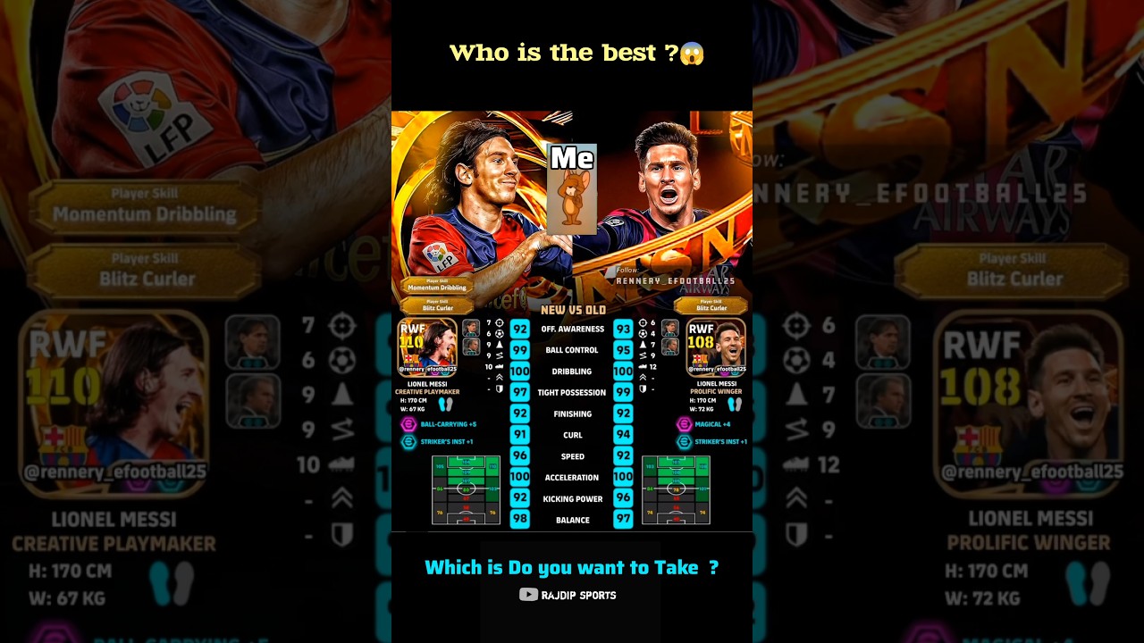 LIONEL MESSI Meilleure carte d'entraînement efootball2026ð¤¯ Meilleure carte ?#efootball2025 #pess #football