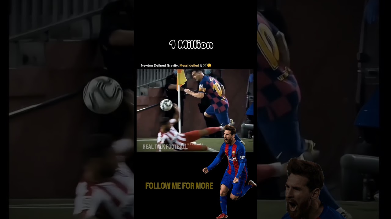 Lionel Messi n'est pas seulement un footballeur, il est le football lui-même.#messi #football #viral