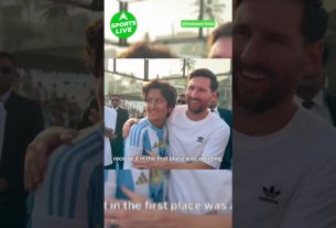 Lionel Messi partage un message de gratitude sincère après la tournée en Inde ! #messi #fifa #leomessi #chèvre
