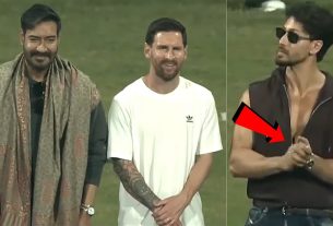 Tiger Shroff et Ajay Devgan avec Lionel Messi | Tournée de Messi en Inde | ActualitésBuzz