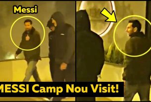 Unseen Video of MESSI Back in Barcelona ahead of Camp Nou visit