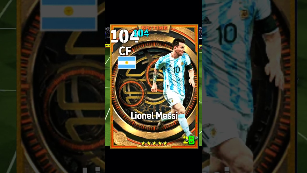 Carte notée Leo Messi 105 #efootball2026