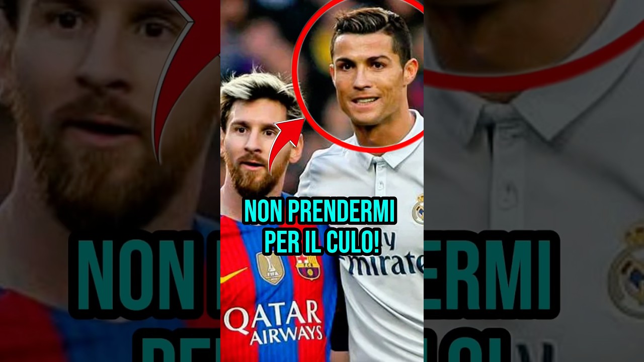 Cristiano Ronaldo ha preso in giro Leo messi e rimarrei sorpreso nel vedere quello che è successoð±