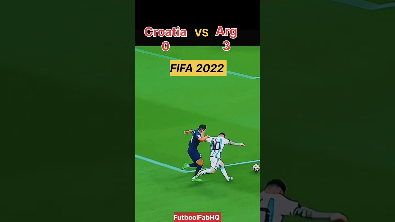 Ever Best Assist by Leonel Messi against Croatia Fifa World Cup 2022 ð️ #shorts #messi #fifa