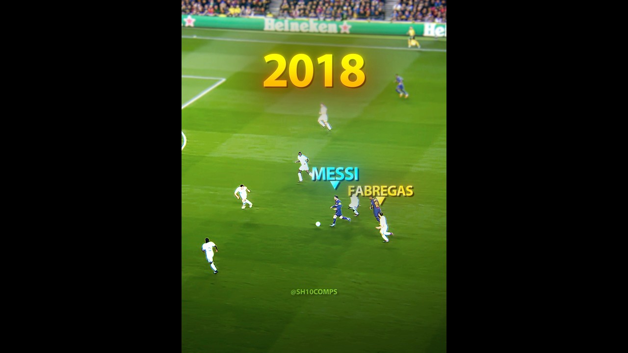 Fabregas Reacts to Messi's First Training