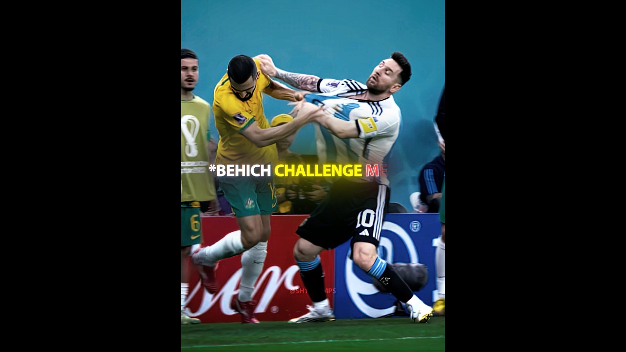 He Pushed Messi... Then This Happened ð