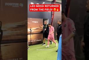 Leo Messi est revenu du terrain ❤️ð¥ð #messi #LeoMessiFanZone