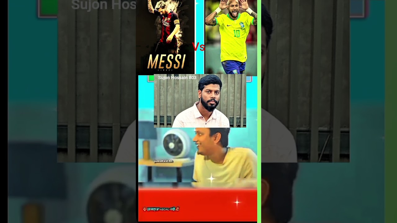 Leo Messi Vs Naymar Jr 2026.আপনি কোন দল সাপোর্ট করেন? #messi   #neymarnetflix @CoComelon