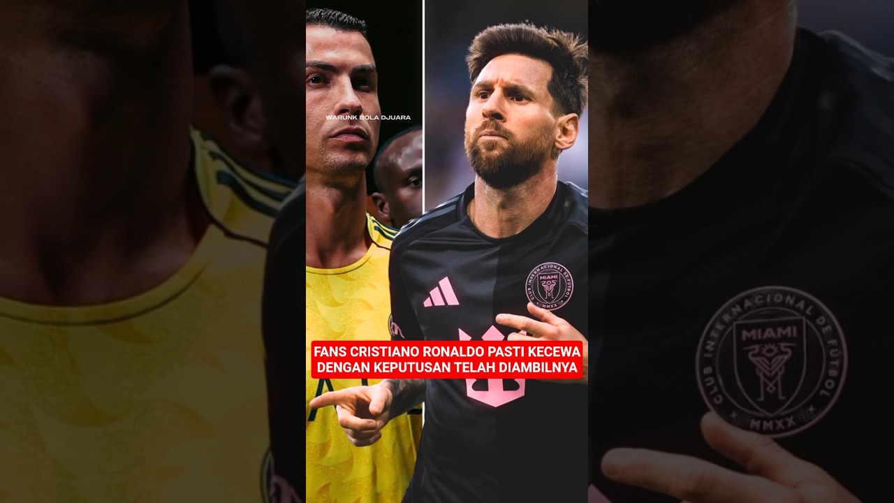 Les fans de Cristiano Ronaldo doivent être déçus de sa décision #cristianoronaldo #cr7 #leomessi