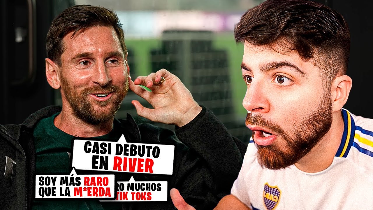 L'INTERVIEW LA PLUS SINCÈRE DE LIONEL MESSI. ALLAIS-TU JOUER À RIVER ? REGARDEZ-VOUS TIKTOS ? QU'AIMEZ-VOUS FAIRE ?