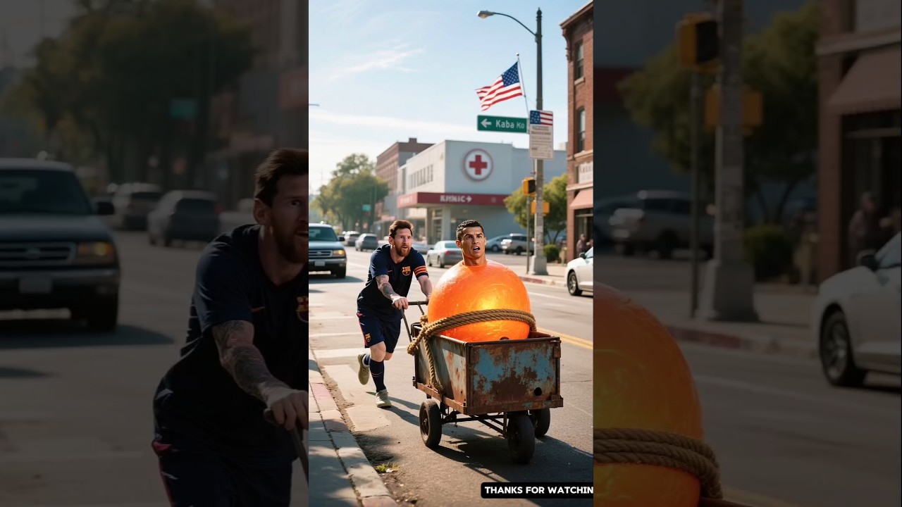 Lionel Messi a sauvé la vie de Cristiano Ronaldo ð¥ #ai #shorts #ronaldo #messi