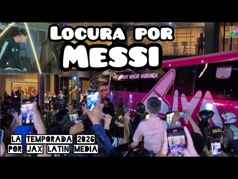 LIONEL MESSI ET INTER MIAMI ARRIVÉ AU PÉROU POUR AFFRONTER ALIANZA LIMA DANS L'APRÈS-MIDI BLANQUIAZUL