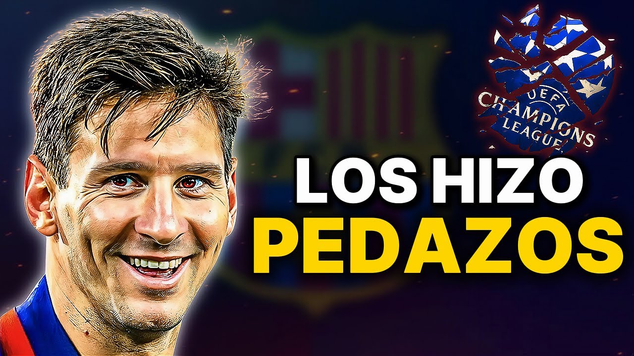 Lionel Messi : La PUCE qui a ÉCRASÉ les GÉANTS de la Ligue des Champions