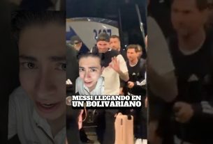 Messi llegó a Medellín en Bolivariano ð¥µ | Opinaconfutbol #messi #bolivariano #colombia #leomessi