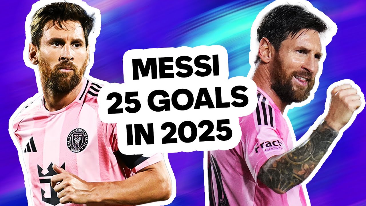 MESSI ne peut pas arrêter de marquer ! 25 buts en 2025