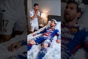 Quand Lionel Messi devient gelé ð¥¶ Cristiano Ronaldo panique et passe cet appel ð Neymar #shorts