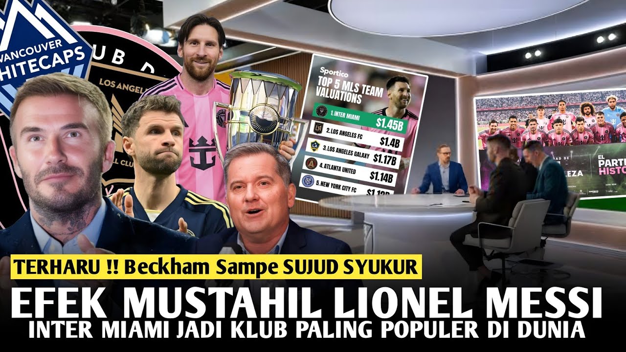 REGARDEZ ‼️L'effet de Lionel Messi fait secouer la tête au PDG de Vancouver ð± Club le plus populaire de l'Inter Miami ð