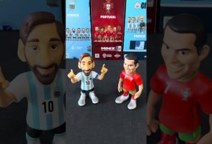 Satisfaisant avec le déballage et la revue Cristiano Ronaldo et LIONEL MESSI Toys l ASMR Vidéos Shorts