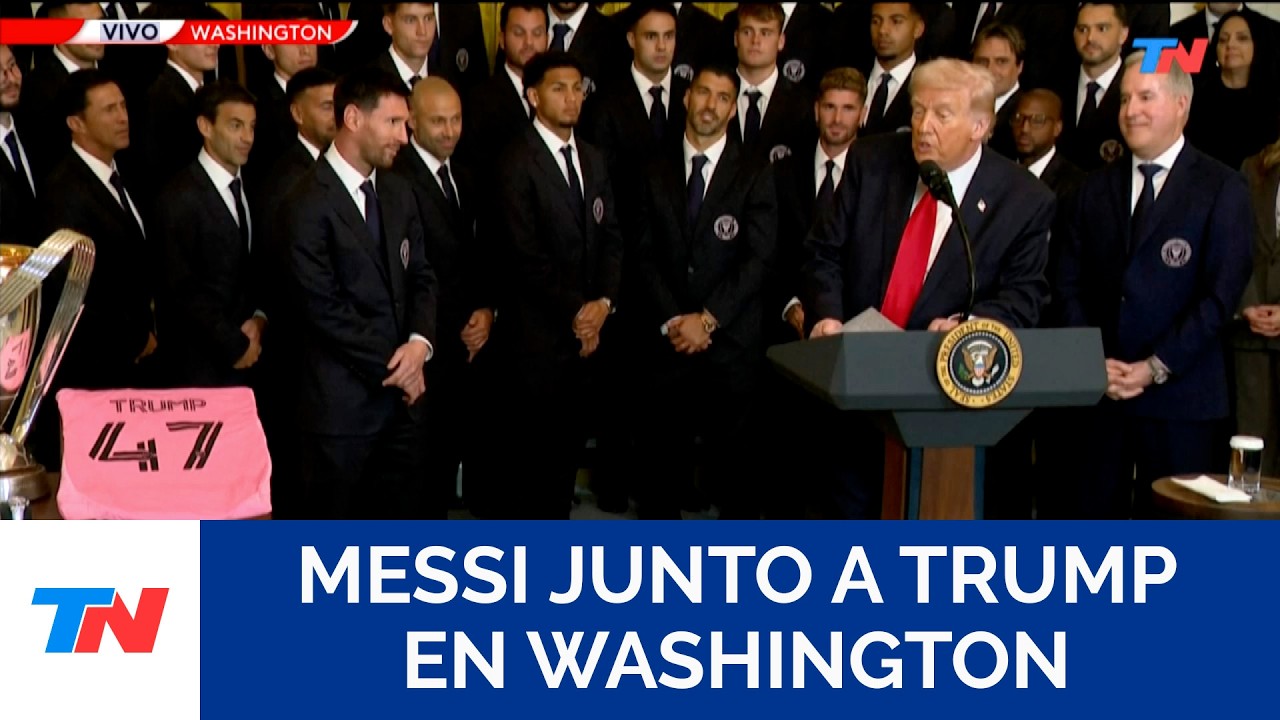 Donald Trump a reçu Lionel Messi et l'équipe de l'Inter Miami à la Maison Blanche : voici comment s'est déroulée la réunion