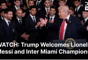CÉRÉMONIE COMPLÈTE : Trump accueille Lionel Messi et les champions de l'Inter Miami à la Maison Blanche | AD1G