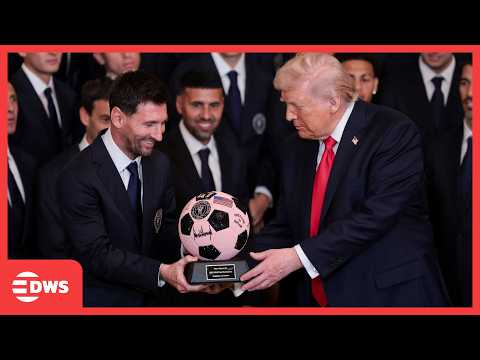 CÉRÉMONIE COMPLÈTE : Trump accueille Lionel Messi et l'Inter Miami à la Maison Blanche | AC1Z