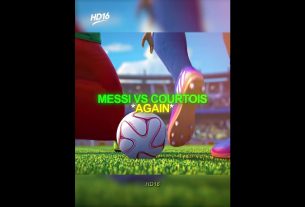 Comment Courtois arrête la noix de muscade de Messi ð±ð¥