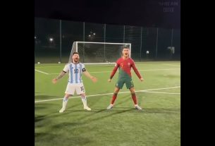 Cristiano Ronaldo et Lionel Messi siuuuuuu célébration ð⚽||#ronaldo #messi #football