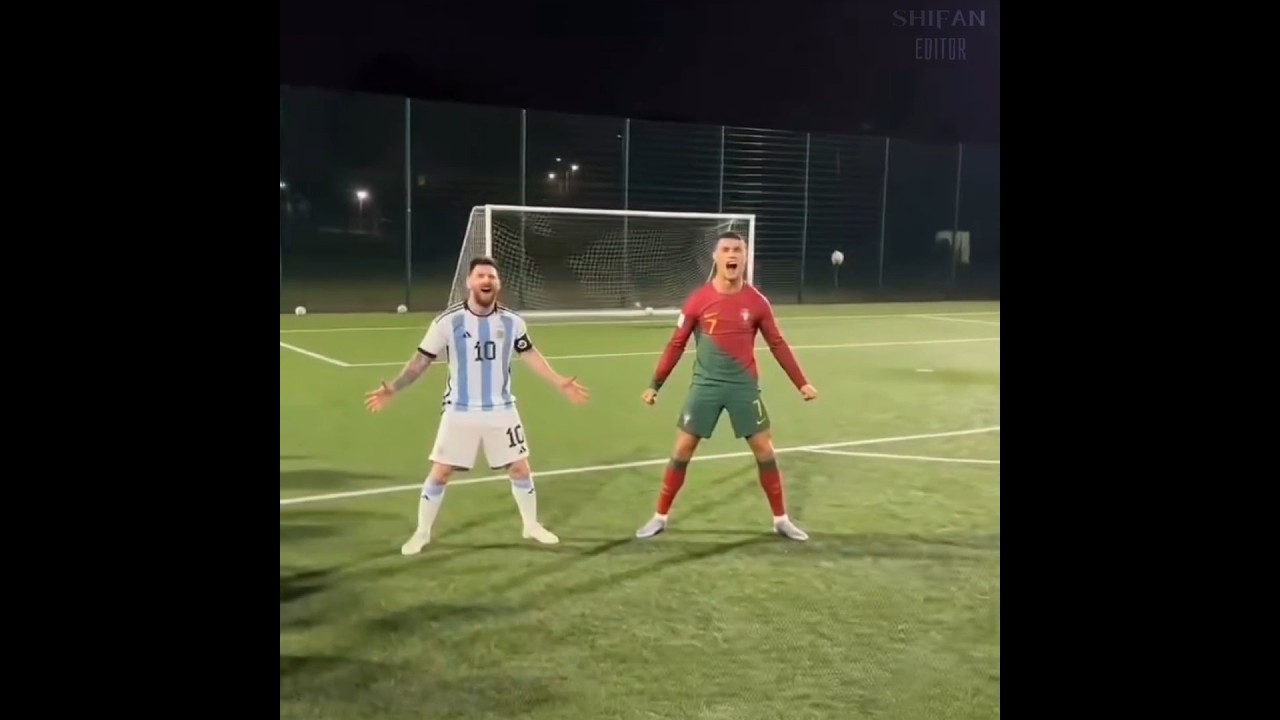 Cristiano Ronaldo et Lionel Messi siuuuuuu célébration ð⚽||#ronaldo #messi #football