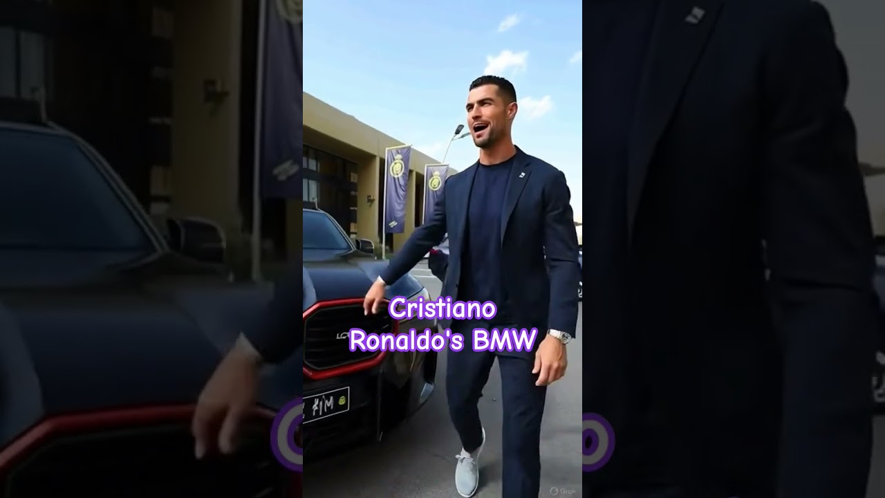 Cristiano Ronaldo's BMW। BMW CAR। Cristiano Ronaldo vs Lionel Messi। #ronaldo #messi #fifa #bmw