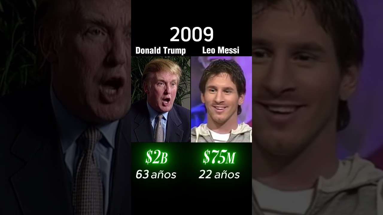 Donald Trump contre Leo Messi Qui est le plus riche ? ðµð° #shorts