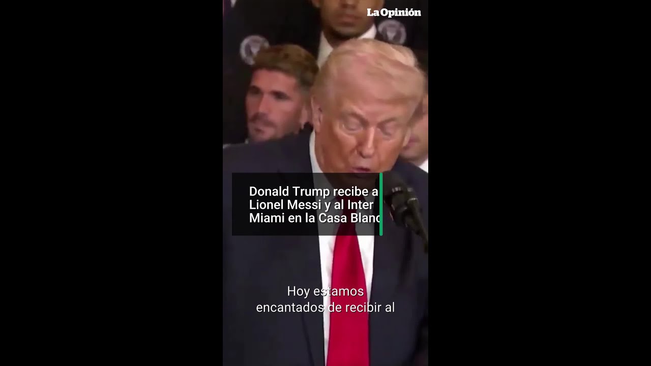 Donald Trump reçoit Lionel Messi et l'Inter Miami à la Maison Blanche/La Opinion
