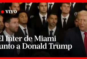 EN DIRECT | Donald Trump a reçu Lionel Messi et l'équipe de l'Inter Miami à la Maison Blanche