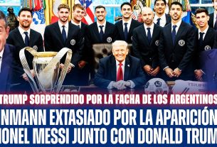 FEINMANN ETCASTIÉ PAR L'APPARITION DE LIONEL MESSI AVEC DONALD TRUMP