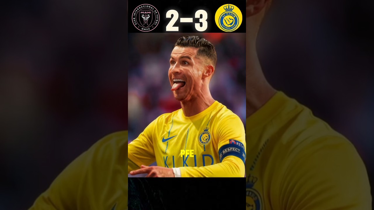 Le retour légendaire de Ronaldo contre l'Inter Miami ð | Messi contre Ronaldo ð¥ð