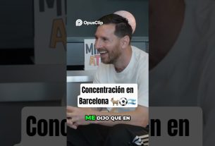 leo Messi habla de como eran las concentraciónes en el barca #messi10 #podcasespañol #shortsviral