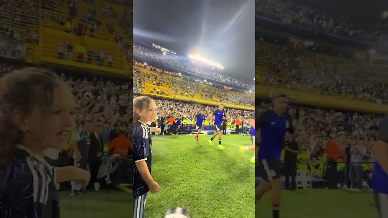 Leo Messi saludo a la hija de Rodri De Paul